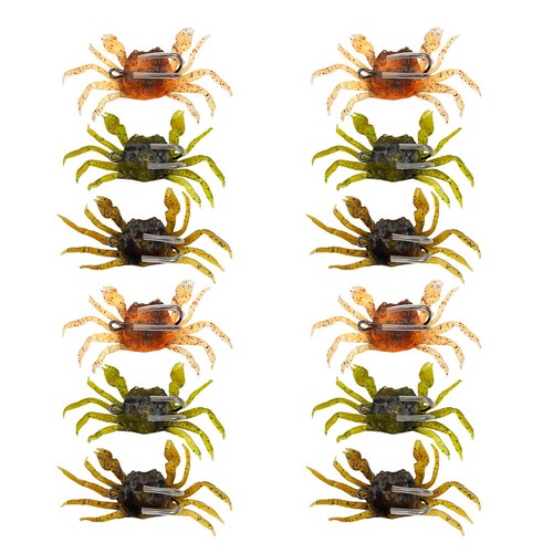 12pcs simulation soft - 3d,